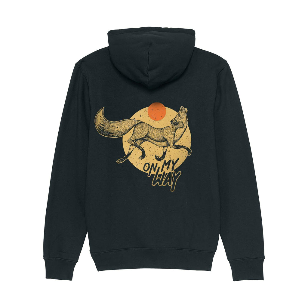 HARZKIND Bio Hoodie - On My Way - Back Print - HARZKIND - Der Shop