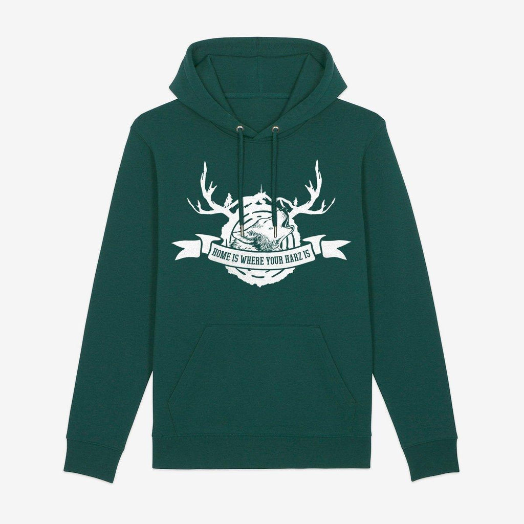 HARZKIND Hoodie Wolf Crest 2.0 Unisex (versch. Farben zur Auswahl) - HARZKIND - Der Shop