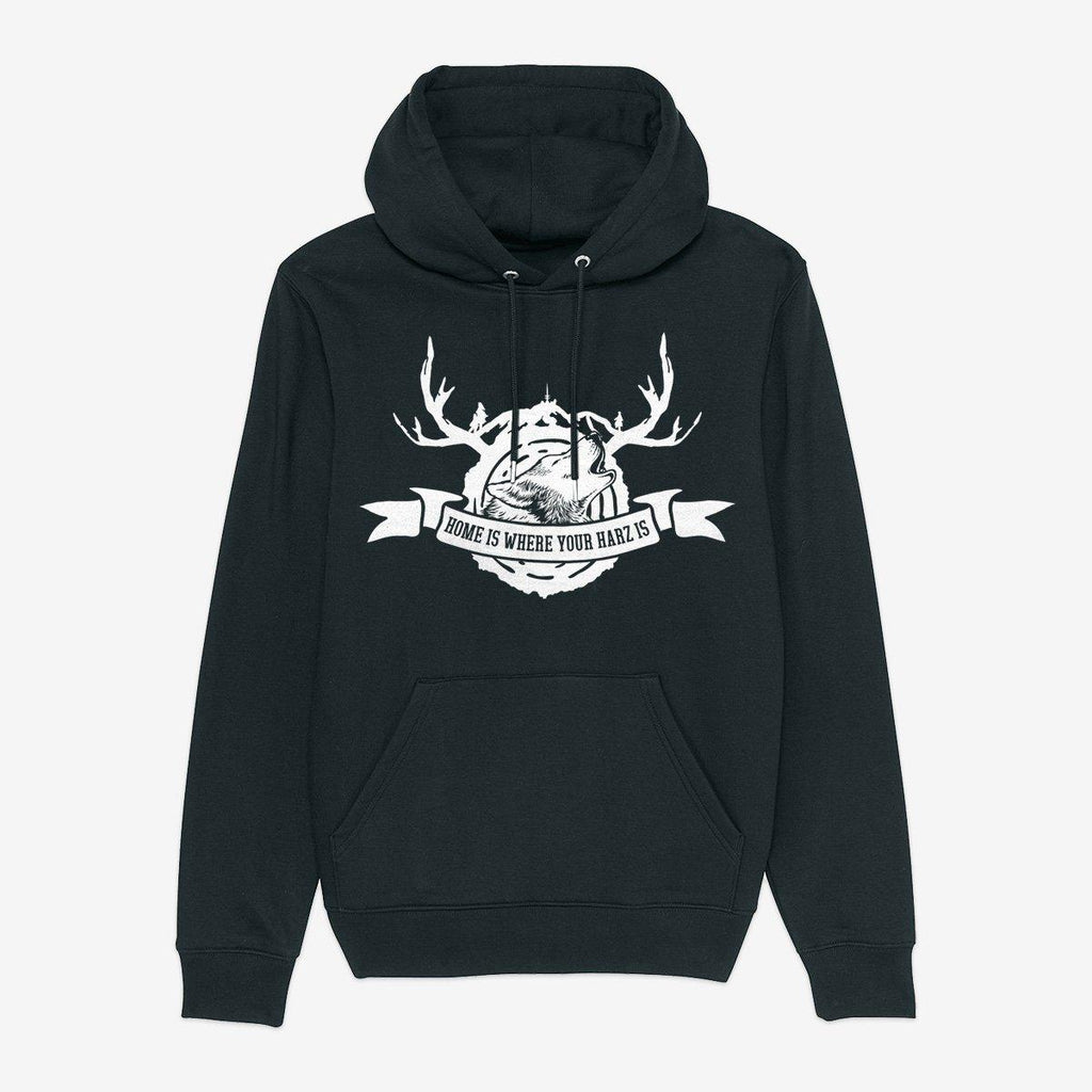 HARZKIND Hoodie Wolf Crest 2.0 Unisex (versch. Farben zur Auswahl) - HARZKIND - Der Shop