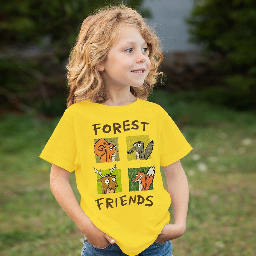 HARZKIND Kinder T-Shirt Forest Friends  -  beidseitig bedruckt (versch. Farben zur Auswahl) - HARZKIND - Der Shop