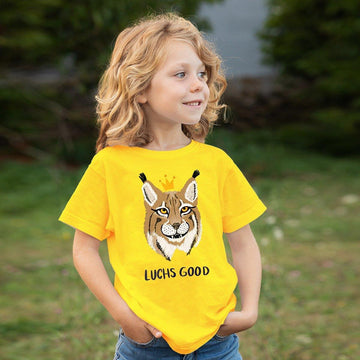 HARZKIND Kinder-T-Shirt LUCHS GOOD - beidseitig bedruckt (versch. Farben zur Auswahl) - HARZKIND - Der Shop