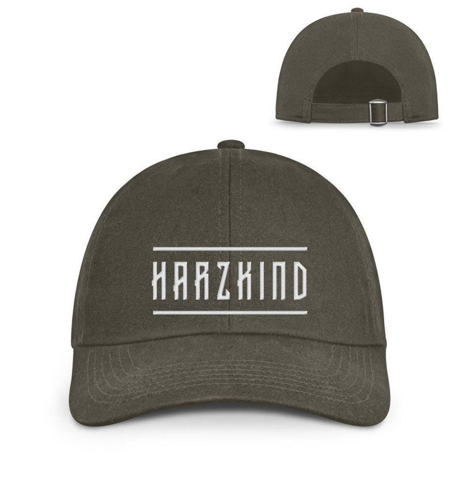 HARZKIND Retro Organic Cap - Baseball Kappe mit Logo-Stick (in 3 Farben erhältlich) - HARZKIND - Der Shop