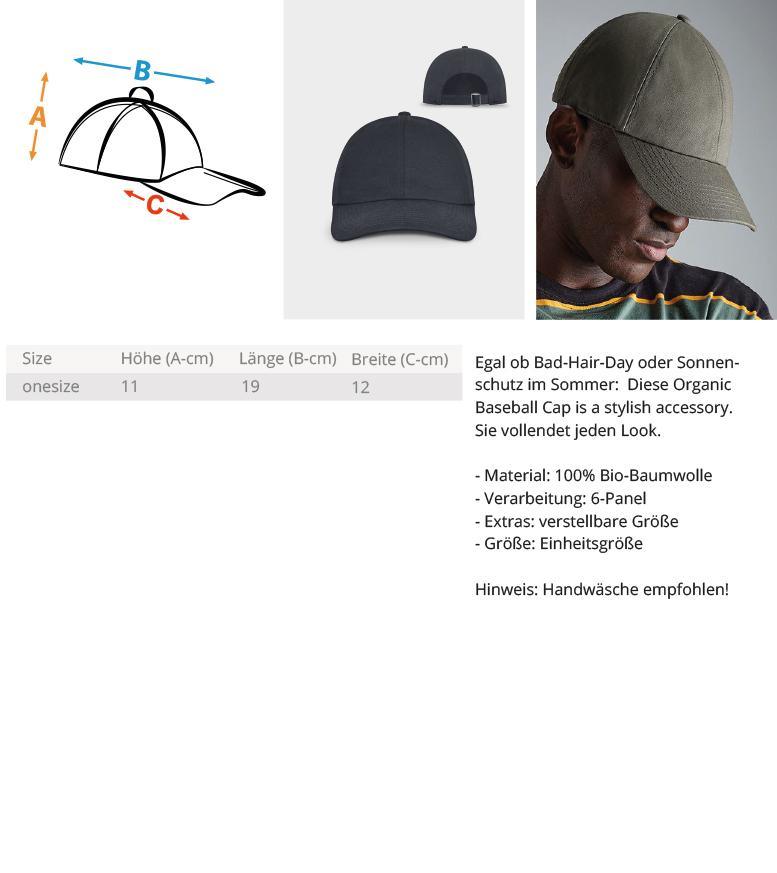 HARZKIND Retro Organic Cap - Baseball Kappe mit Logo-Stick (in 3 Farben erhältlich) - HARZKIND - Der Shop