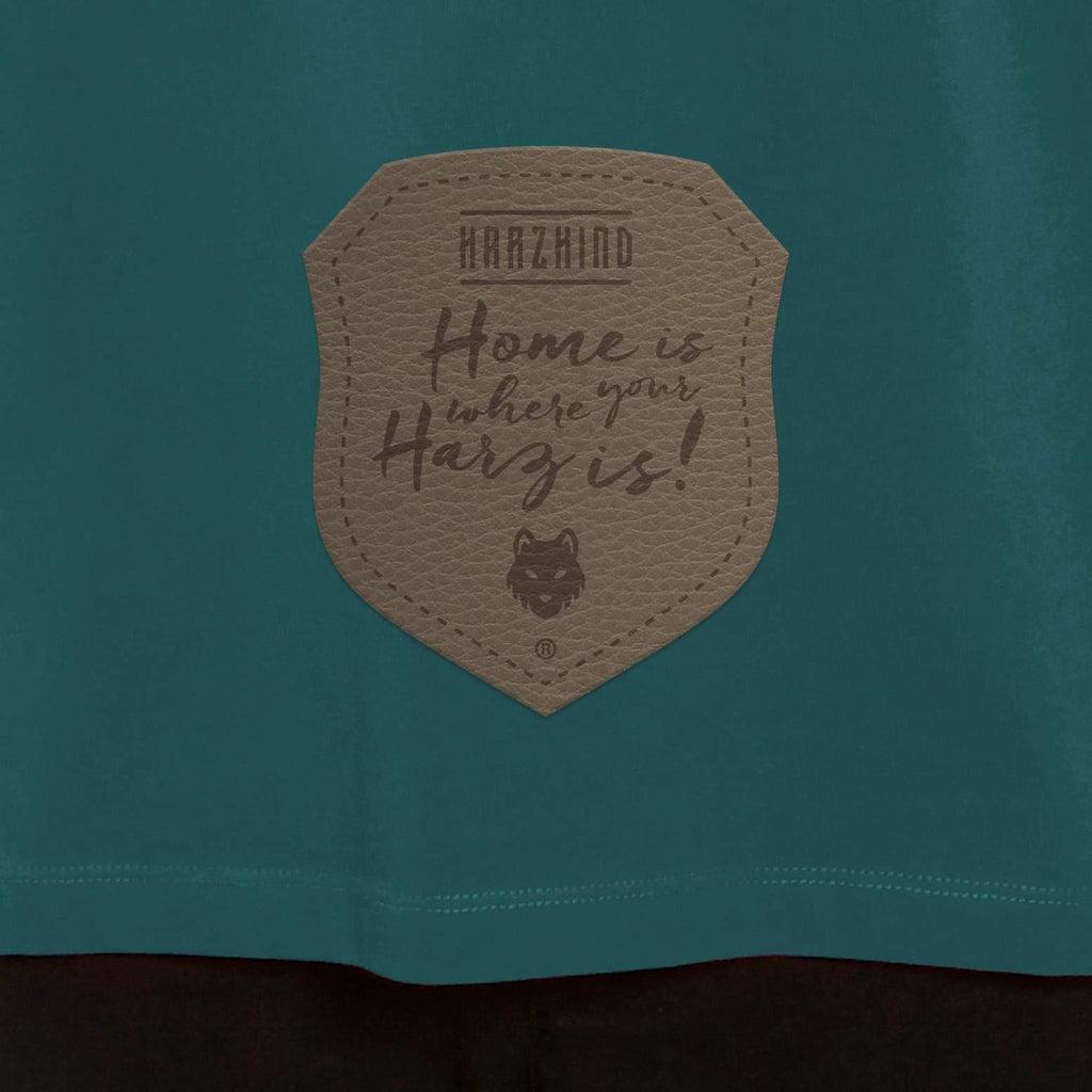 HARZKIND T-Shirt Herren Der Berg ruft - petrol - HARZKIND - Der Shop