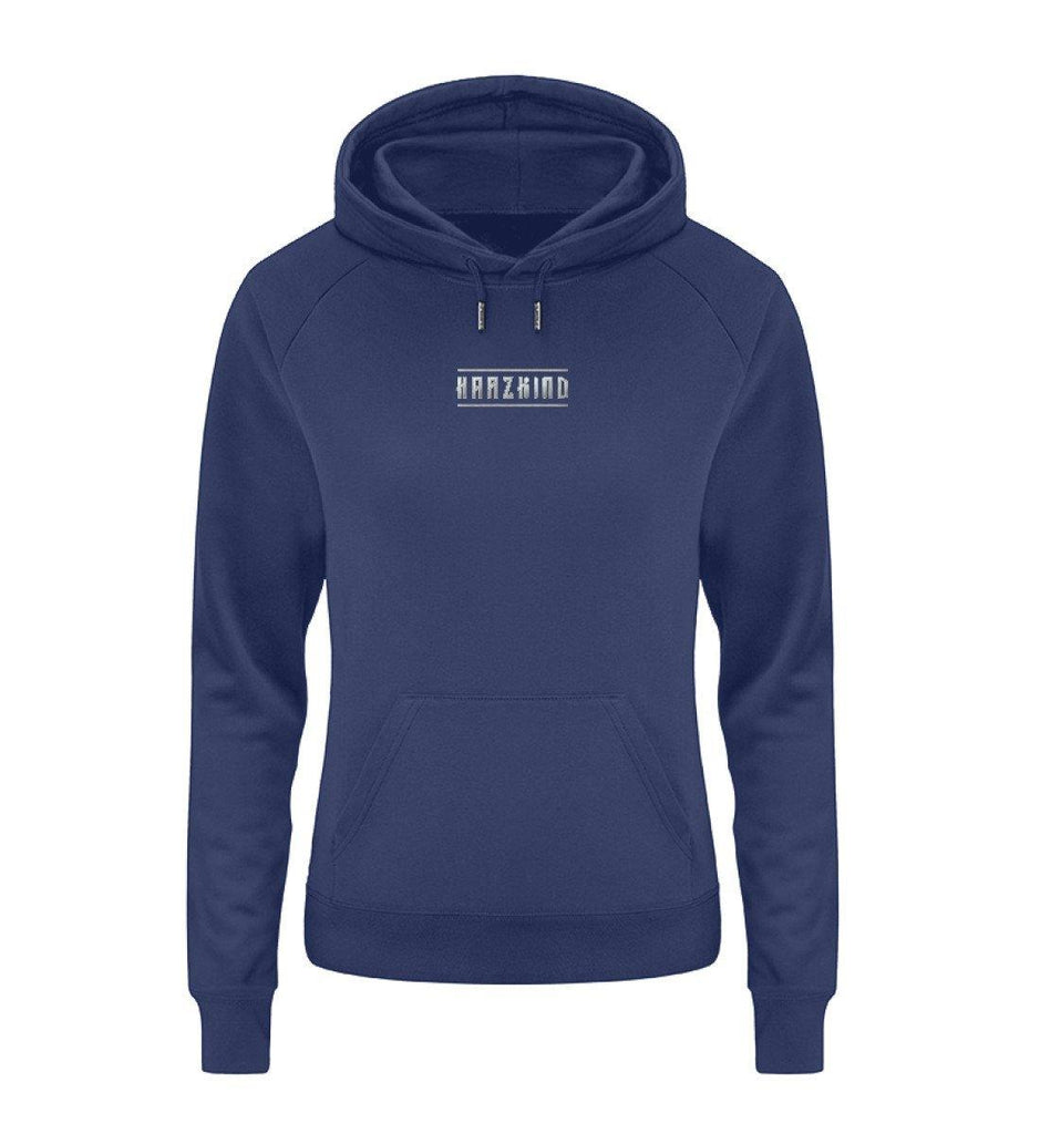Hoodie Damen mit Logo Stick in SILBERGRAU (versch. Farben zur Auswahl) - HARZKIND - Der Shop