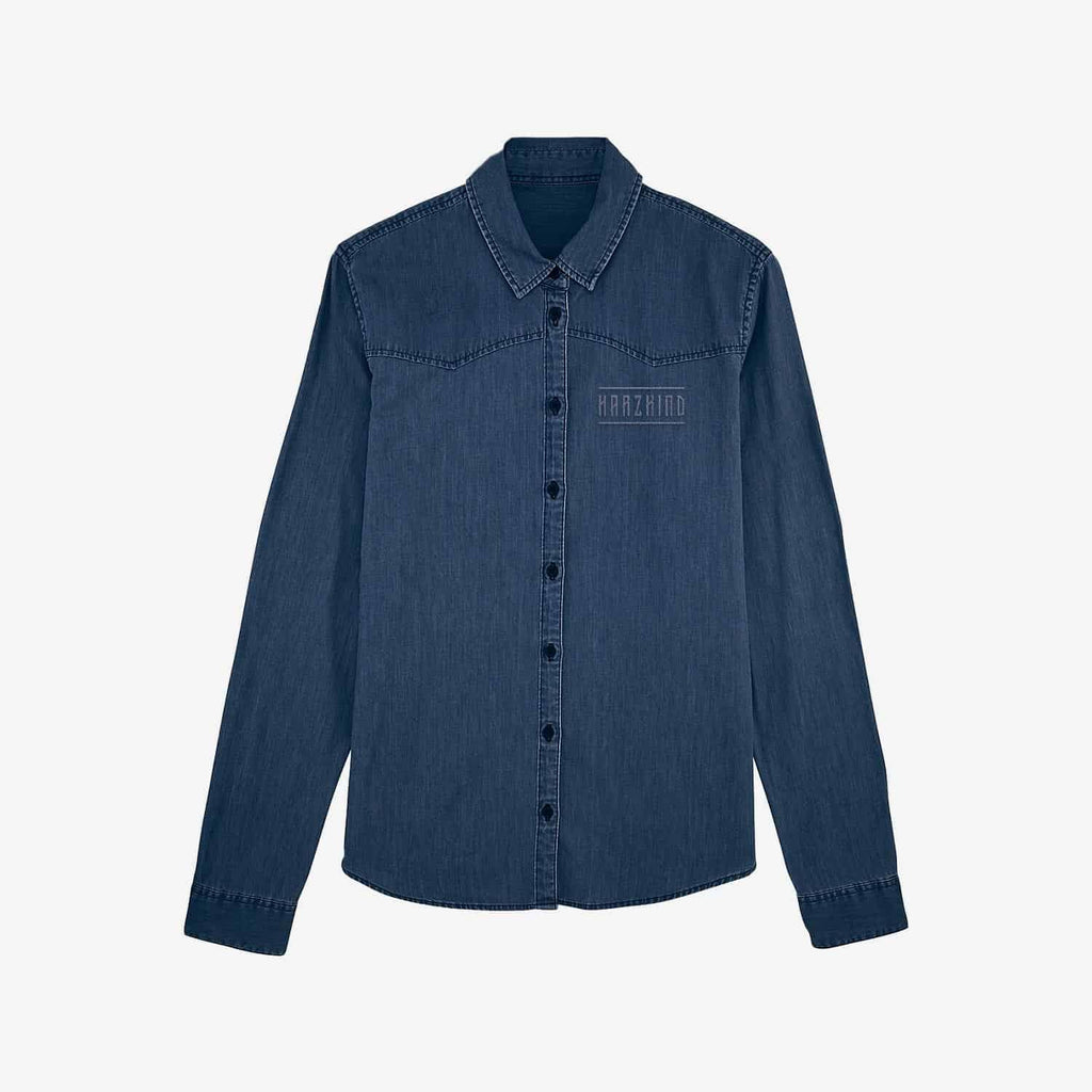 Jeanshemd mit HARZKIND Logo Stick - HARZKIND - Der Shop