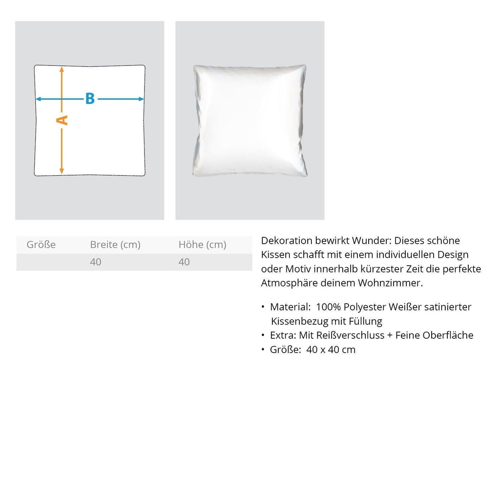 Kissen "Calligraphic Dreams in grey" - Bezug 40x40cm mit Füllung und Reißverschluss - HARZKIND - Der Shop