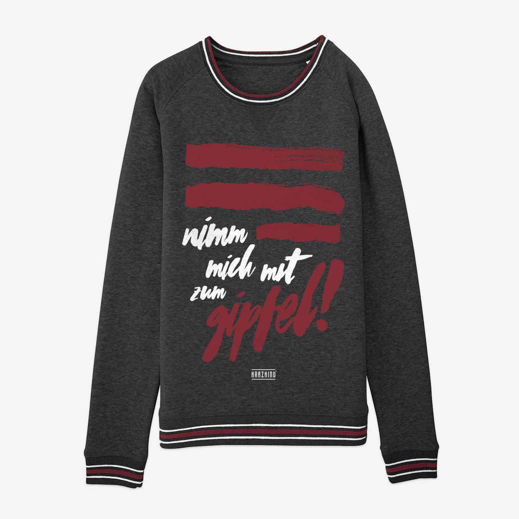 Sweatshirt mit getunkten Bünden Gipfel - HARZKIND - Der Shop